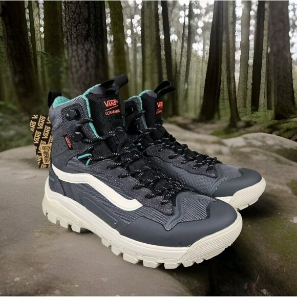 VANS ULTRARANGE EXO HI GORE-TEX MTE-3 Gray Multi Hiking Boots - Men's Size 8 - Picture 4 of 16